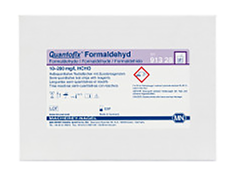 Semi-quantitative test strips QUANTOFIX Formaldehyde