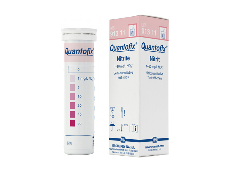 Semi-quantitative test strips QUANTOFIX Nitrite