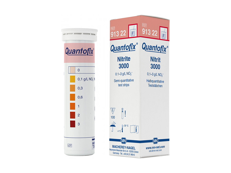 Semi-quantitative test strips QUANTOFIX Nitrite 3000