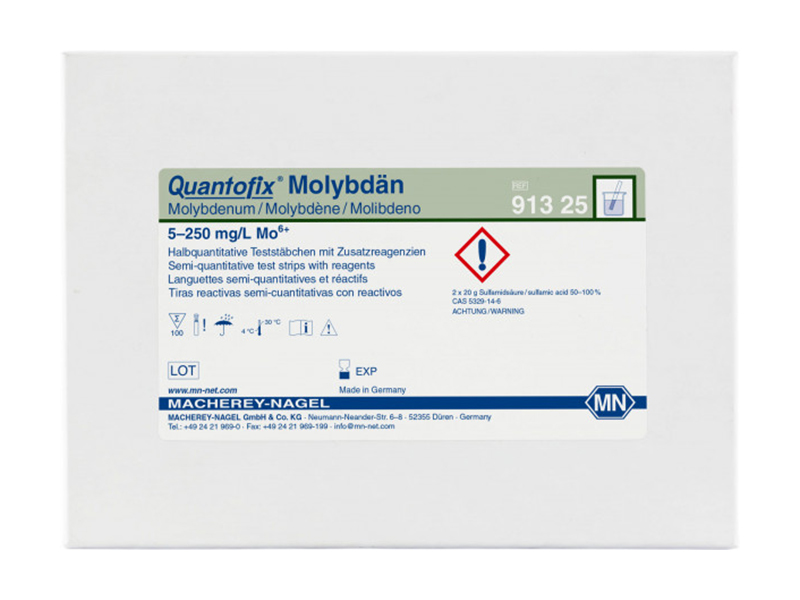 德国MN QUANTOFIX钼半定量测试条 （Molybdenum）91325