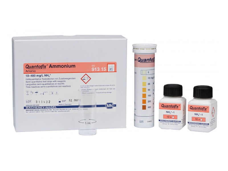 Semi-quantitative test strips QUANTOFIX Ammonium