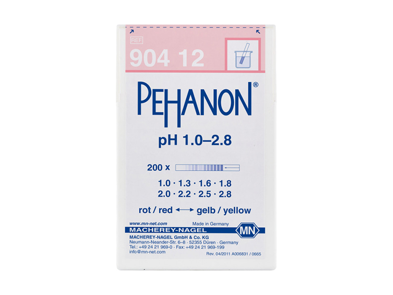 德国MN PEHANON系列PH 1.0-2.8试纸90412