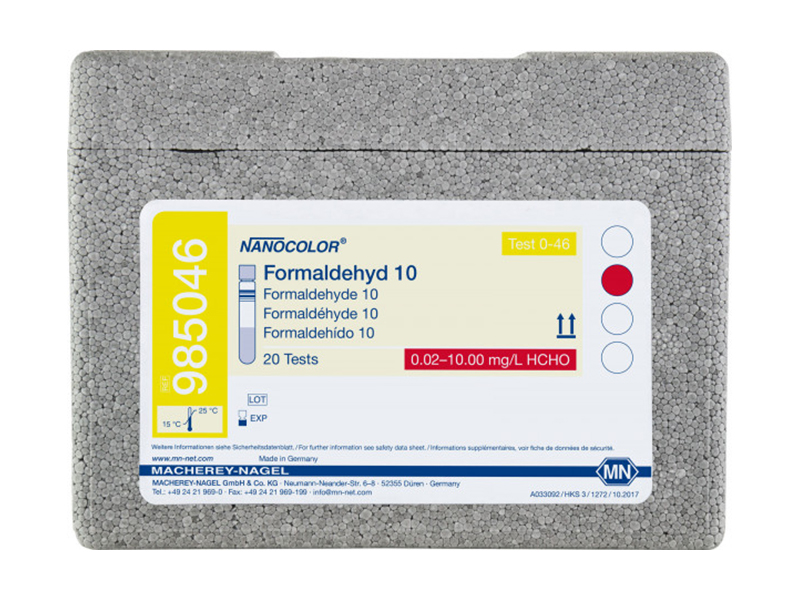 Tube test NANOCOLOR Formaldehyde 10