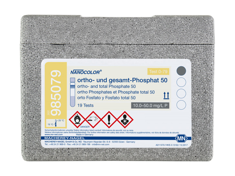 Tube test NANOCOLOR ortho- and total-Phosphate 50