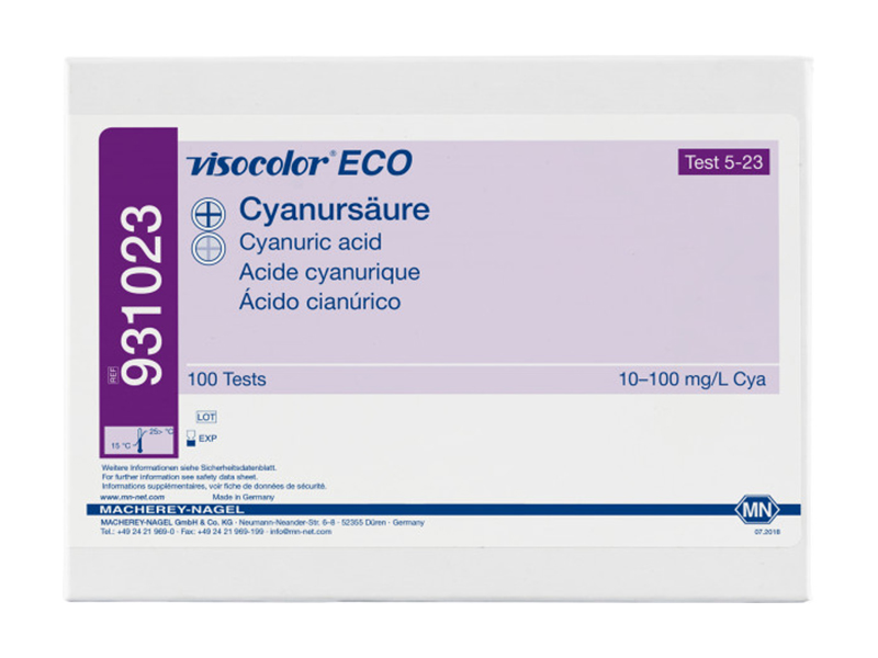 德国MN VISOCOLOR ECO氰尿酸测试盒 ( Cyanuric acid )931023 / 931223（补充装）