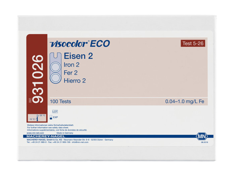 Colorimetric test kit VISOCOLOR ECO Iron 2