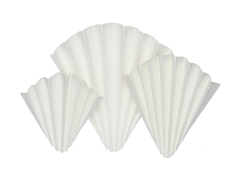 Folded filter papers, MN 611, Qualitative, Medium fast (22 s), Smooth